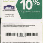 Lowes 20 Off 100 Printable 1Coupon 10 Seconds Delivery In