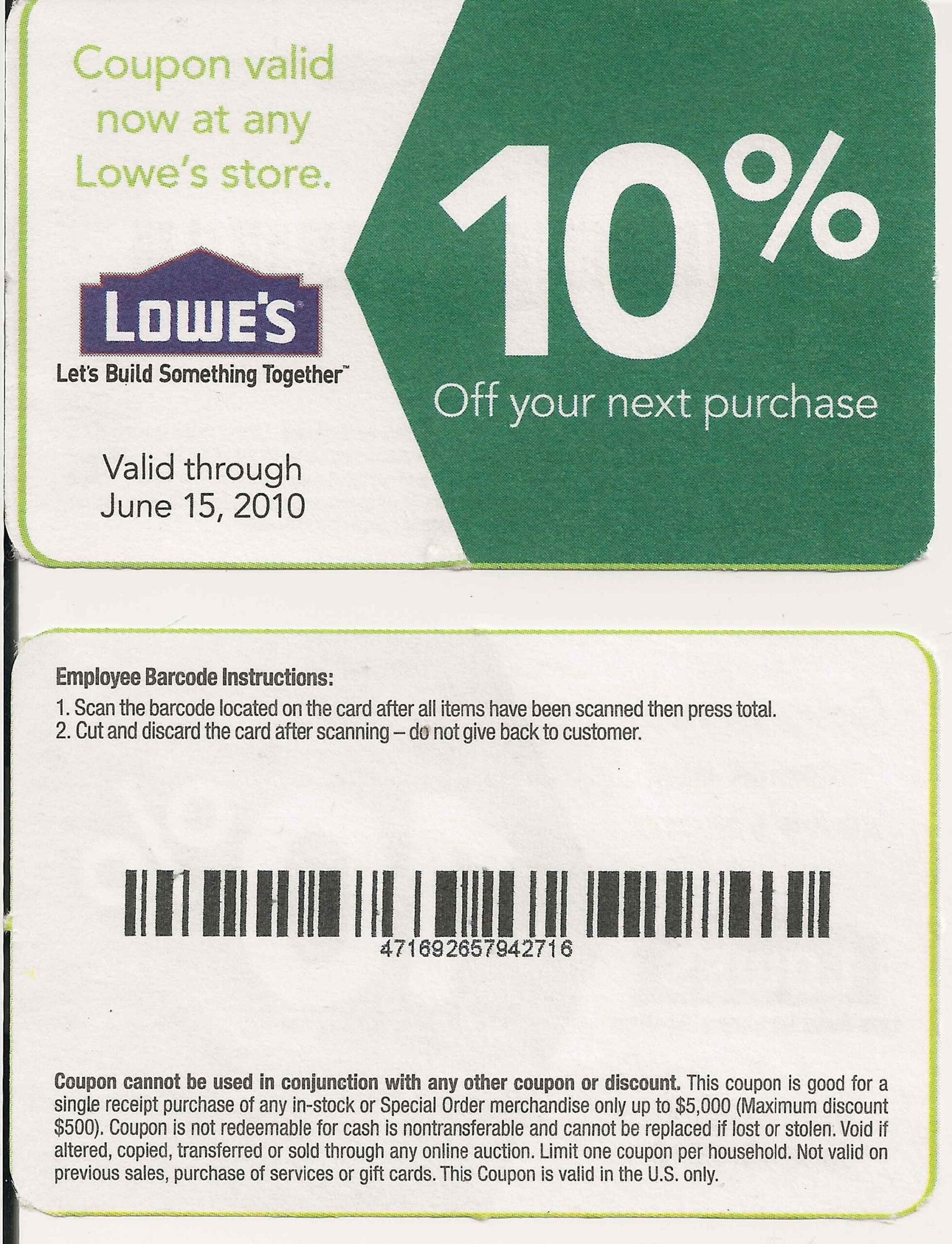 Lowes Coupons 20 Free Printable Gerald Printable