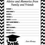 Mackenzie S Advice Cards For High School Graduation Graduation Party