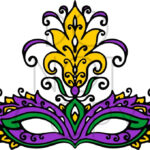 Mardi Gras SVG Color Fill DXF Cut And Print Digital File Etsy