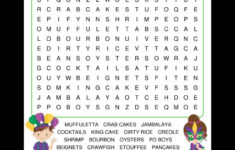Mardi Gras Word Search Free Printable Activity For Mardi Gras