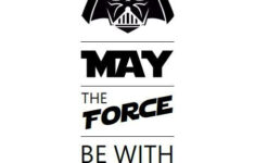 May The Force Be With You Free Printable Star Wars Printables Star
