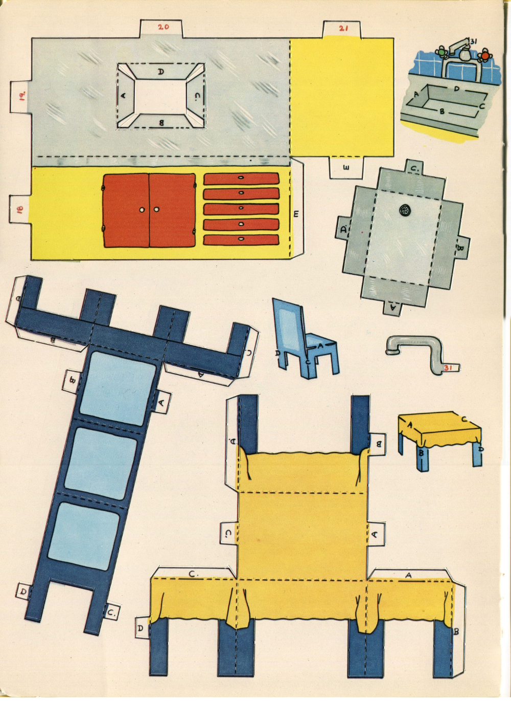 Mini Printables Forniture Pesquisa Google Paper Furniture Paper 