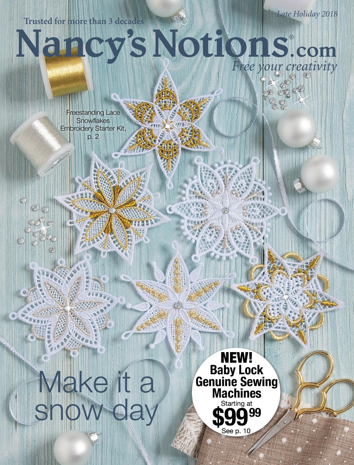Nancy s Notions December 2018 Catalognancysnotions8 Issuu Printable 