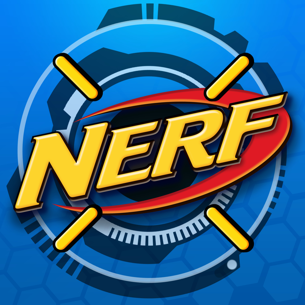Nerf Symbol NERF Mission Ap P IOS Games Nerf Party Pinterest 