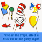 Old Market Corner Dr Seuss Photo Booth Printable Props