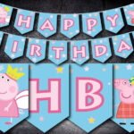 PEPPA BIRTHDAY BANNER Peppa Pig Birthday Party Printable Etsy In 2020