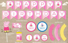 peppa pig birthday banner printable free free printable Peppa Pig Birthday Banner Printable Free Free Printable