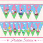 Peppa Pig Birthday Banner Printable Free Free Printable