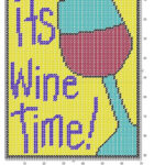 Pin By Carrie Marts On PC Wine Plastic Canvas Patterns Plastic