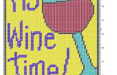 Pin By Carrie Marts On PC Wine Plastic Canvas Patterns Plastic