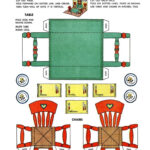 Printable Dollhouse Furniture Templates Invitation Templates