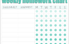 Printable Homework Template Business PSD Excel Word PDF