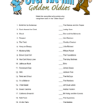 Printable Over The Hill Golden Oldies 50th Birthday Party Games