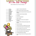 Printable Over The Hill It S An Old Thing Funsational 50th