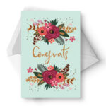 Say Congrats With A Free Printable Wedding Card Wedding