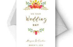 say congrats with a free printable wedding card wedding Say Congrats With A Free Printable Wedding Card Wedding