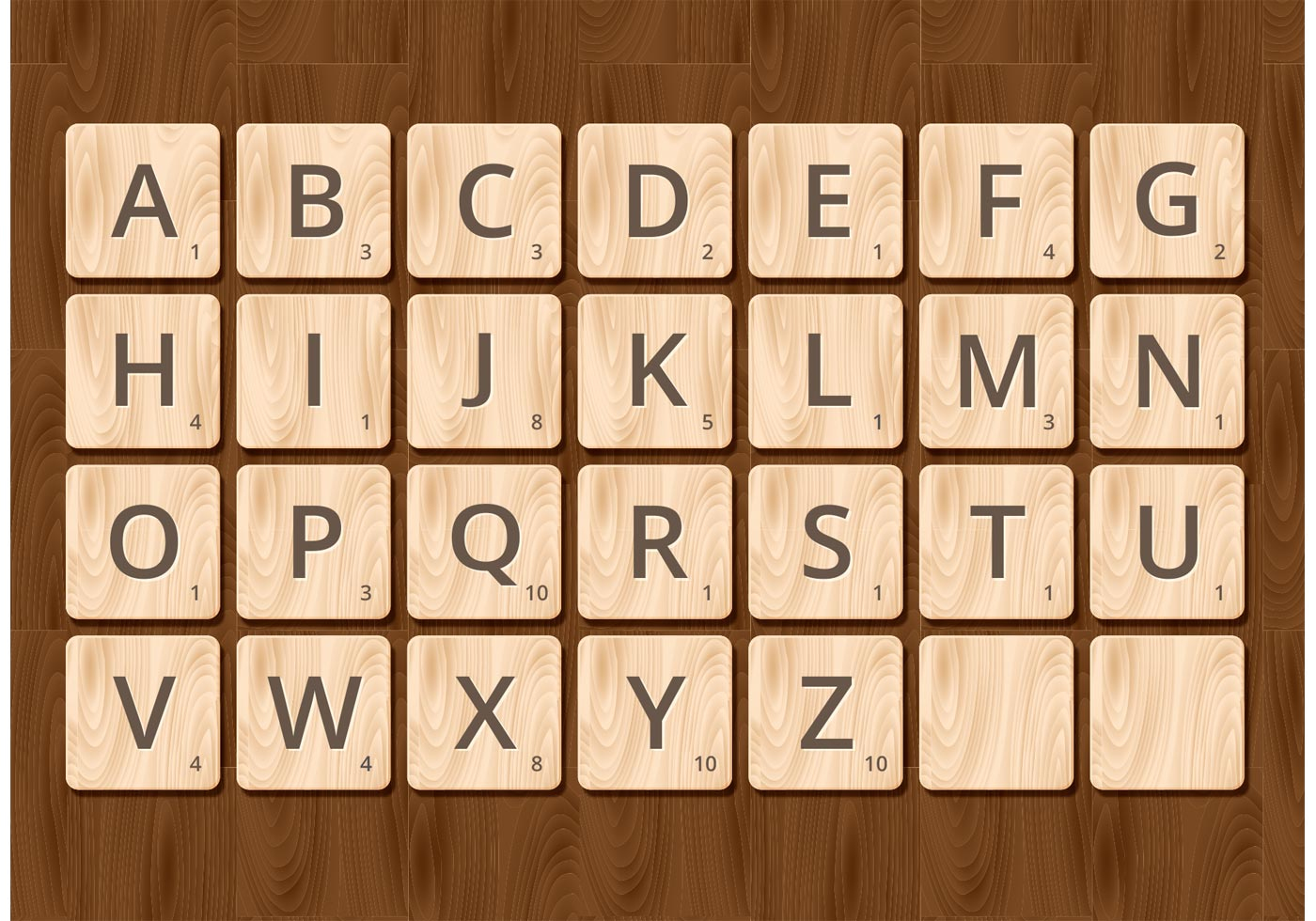 Scrabble Alphabet Free Vector Art 15 Free Downloads 