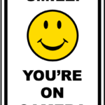 Smile You Re On Camera Sign F8065 By SafetySign