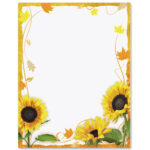 Sunflower Surprise Border Papers Borders For Paper Clip Art Borders