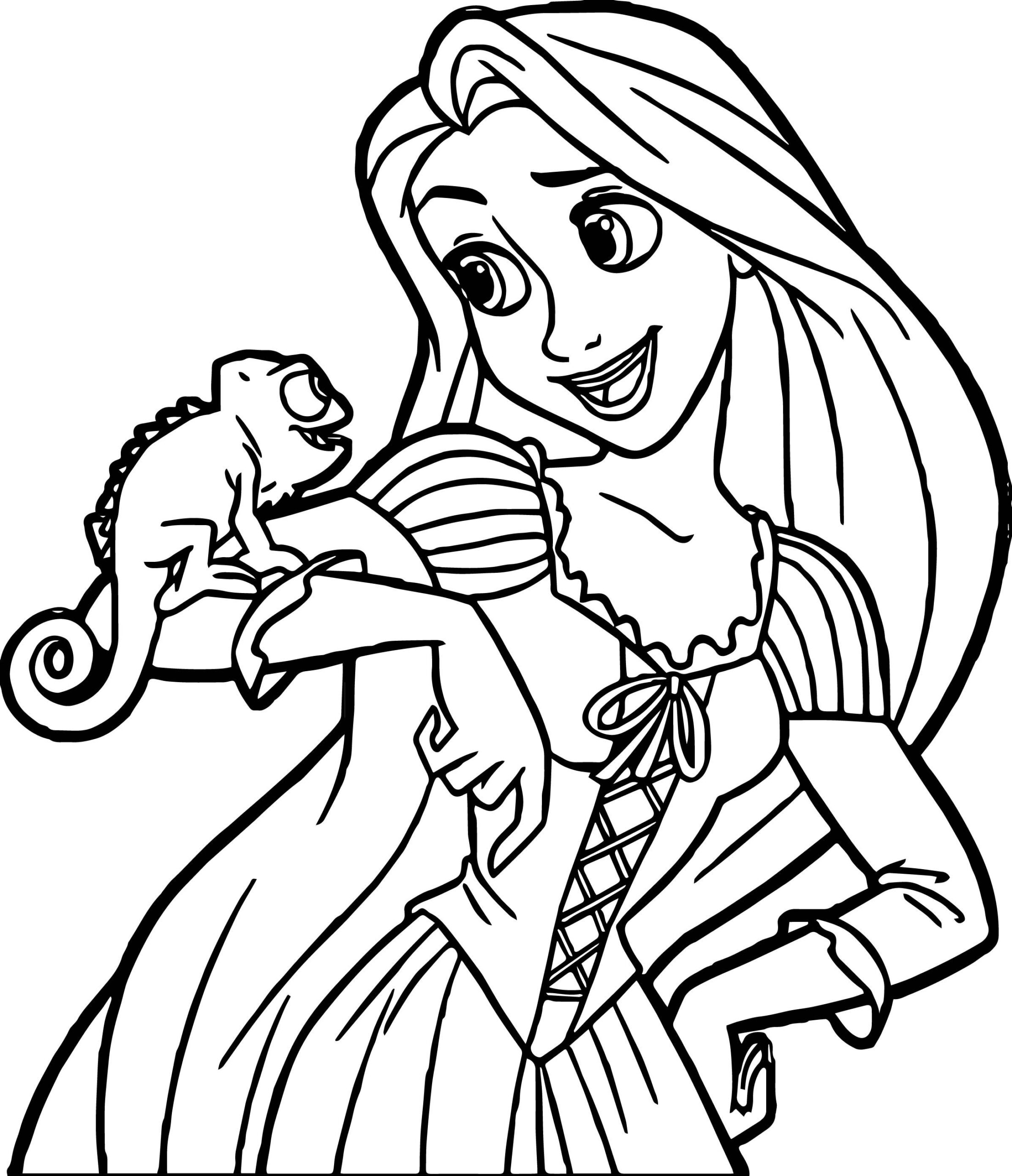 Tangled Coloring Pages To Print At GetColorings Free Printable 