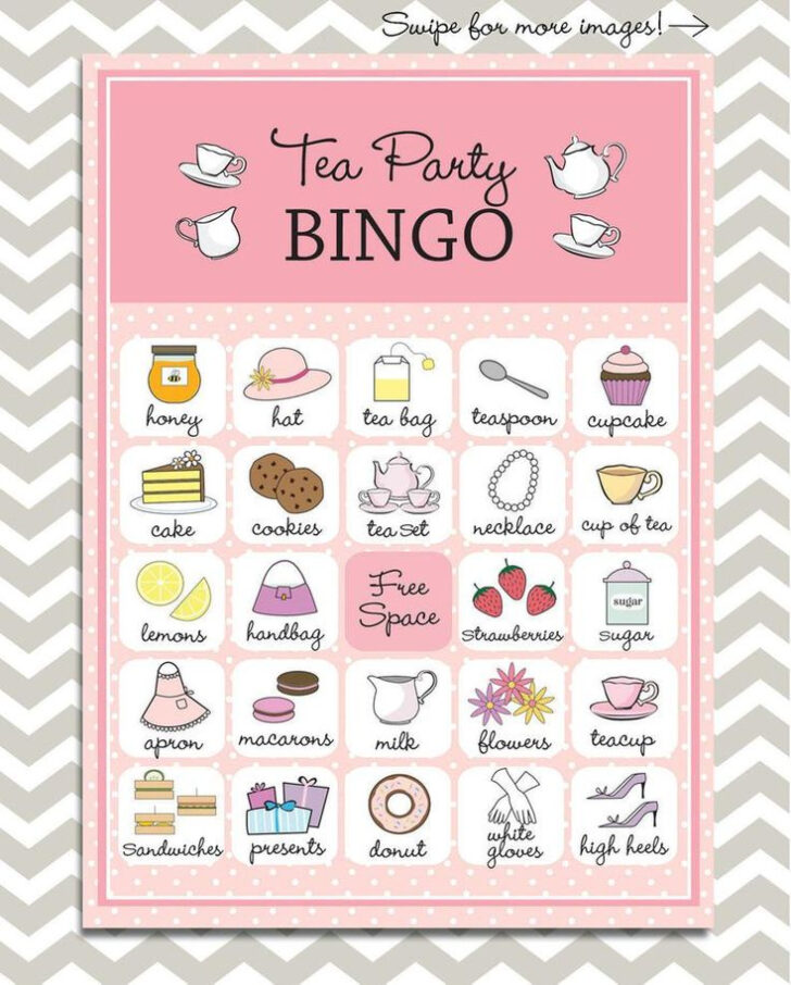 Free Printable Kids Tea Party Games