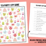 Tea Party Game Printable I Spy Live Laugh Rowe