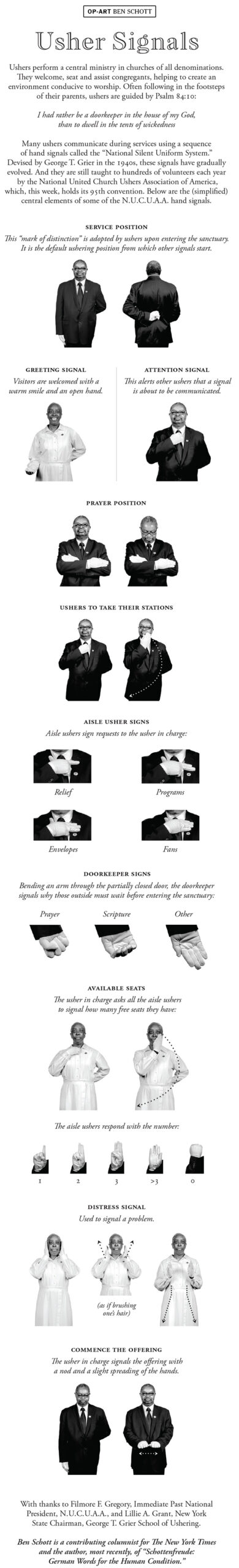 Free Printable Church Usher Hand Signals Gerald Printable