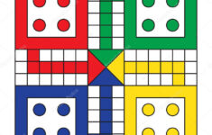 Vector Ludo Game Board Stock Vector Lashmipics 195259688