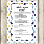 What S In Your Cellphone Game Magical Printable