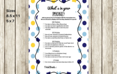 What s In Your Cellphone Game Magical Printable