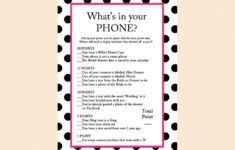 What s In Your Phone Phone Game What s In Your Cell