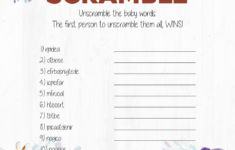 Wild Baby Free Printable Baby Shower Games Downloadable PDF s