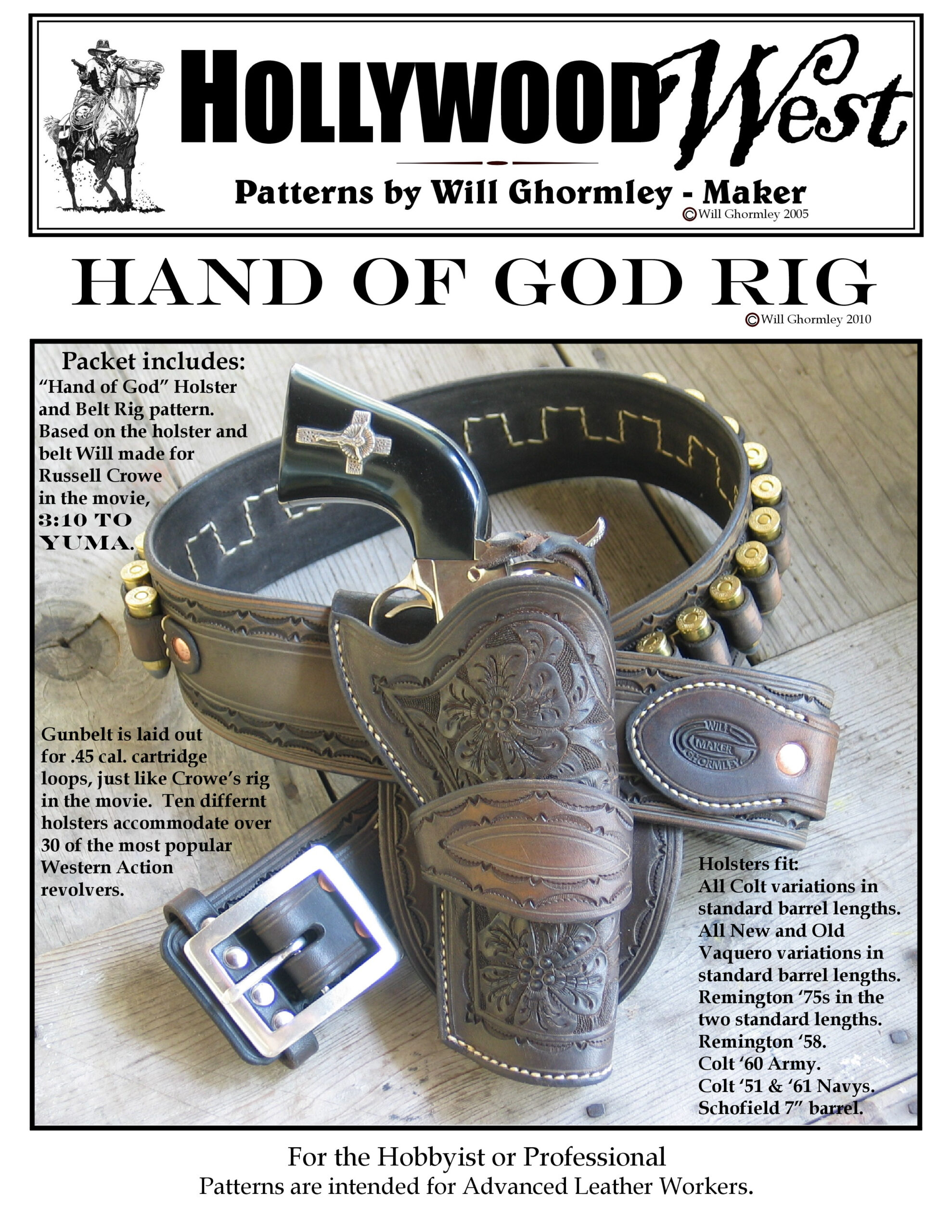 Will Ghormley Maker Old West Collection Patterns Historically 