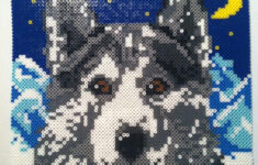 winter wolf perler beads perler bead templates perler bead art Winter Wolf Perler Beads Perler Bead Templates Perler Bead Art