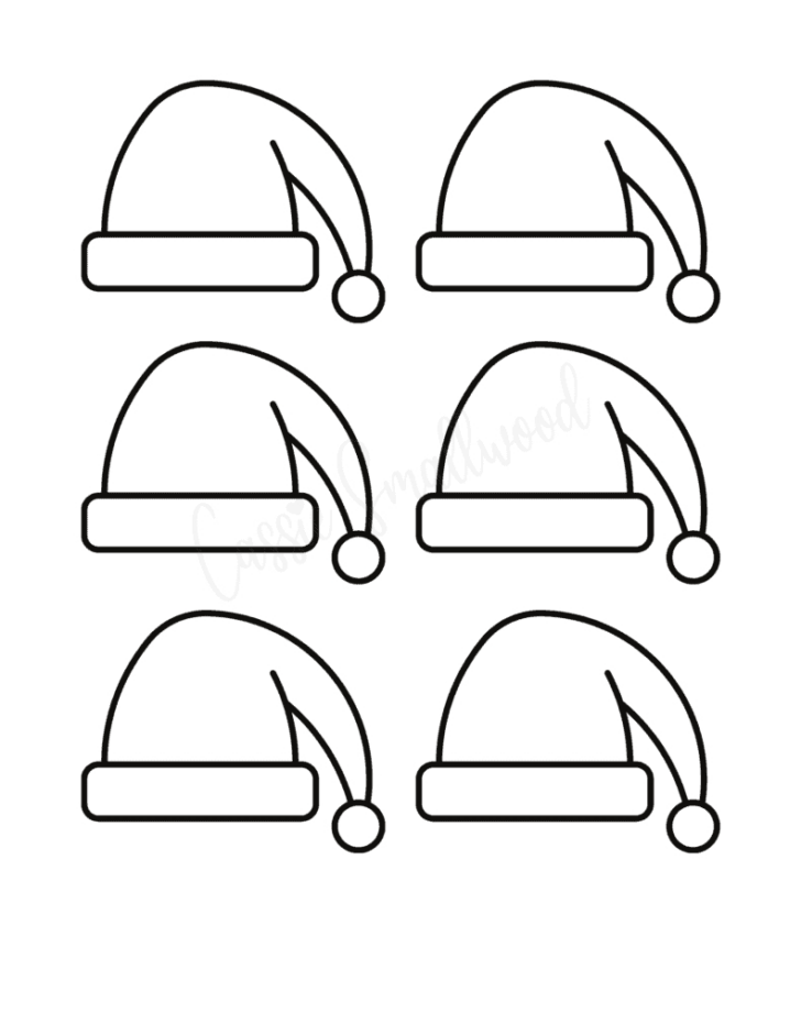 Santa Hat Template Free Printable