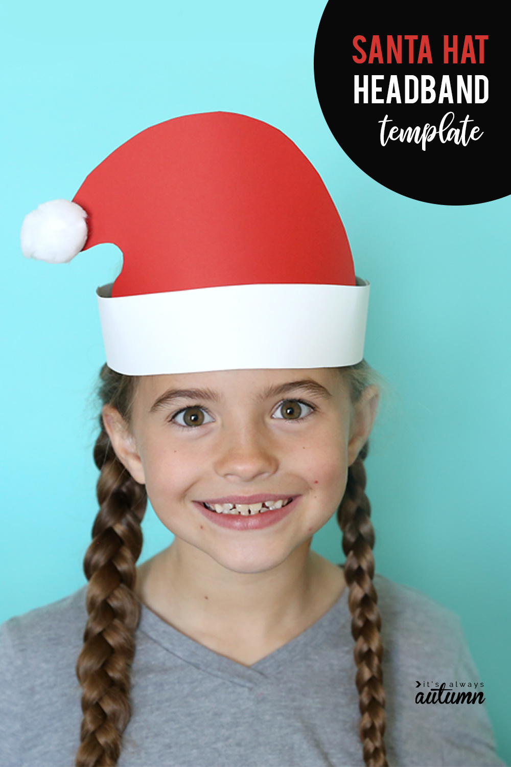 Christmas Headbands Craft - It&amp;#039;S Always Autumn throughout Printable Santa Hat For Kids