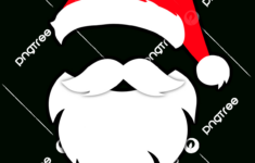 Christmas Santa Hat Png Picture, Christmas Hat And Santa White in Printable Santa Hat and Beard