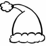 Free Printable Santa Hat Coloring Pages For Kids Intended For Santa Hat Printable Template