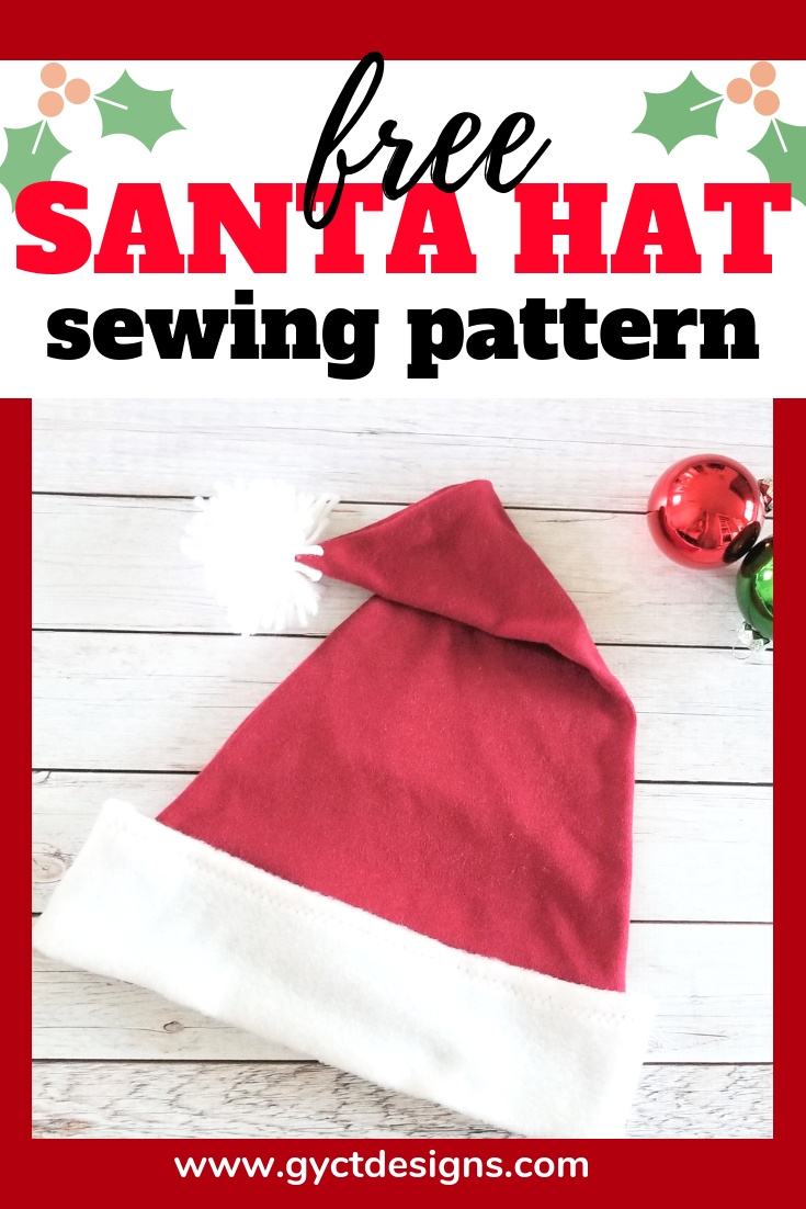 Free Santa Hat Pattern | Sew Simple Home for Printable Santa Hat Pattern