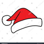 Santa Hat Outline Royalty Free Images, Stock Photos & Pictures Intended For Small Santa Hats Printable