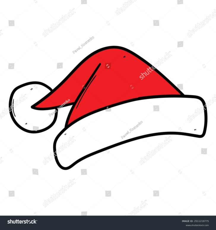 Small Santa Hats Printable