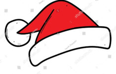Santa Hat Outline Royalty-Free Images, Stock Photos &amp; Pictures pertaining to Printable Santa Hat Small
