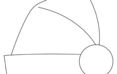 Santa Hat Templates &amp; Coloring Pages - Free | Printabulls for Free Printable Santa Hat Template