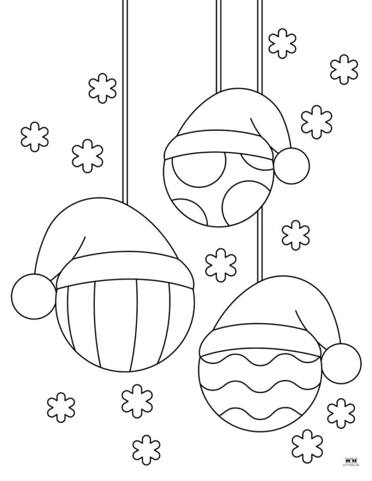 Printable Santa Hat Coloring Page