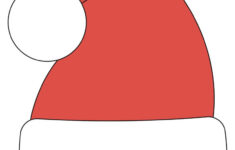 Santa Hat Templates &amp; Coloring Pages - Free | Printabulls throughout Printable Santa Hat Cut Out