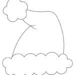 Santa Hat Templates & Coloring Pages   Free | Printabulls Throughout Small Santa Hat Template Printable