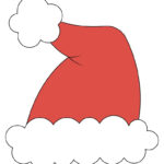 Santa Hat Templates & Coloring Pages   Free | Printabulls With Printable Small Santa Hats