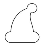 Templates   Santa Hat Outline | Planerium Intended For Santa Hat Printable Template