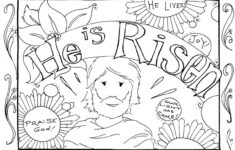 15 Easter Coloring Pages [Religious] Free Printables For Kids intended for Free Religious Easter Coloring Pages Printable